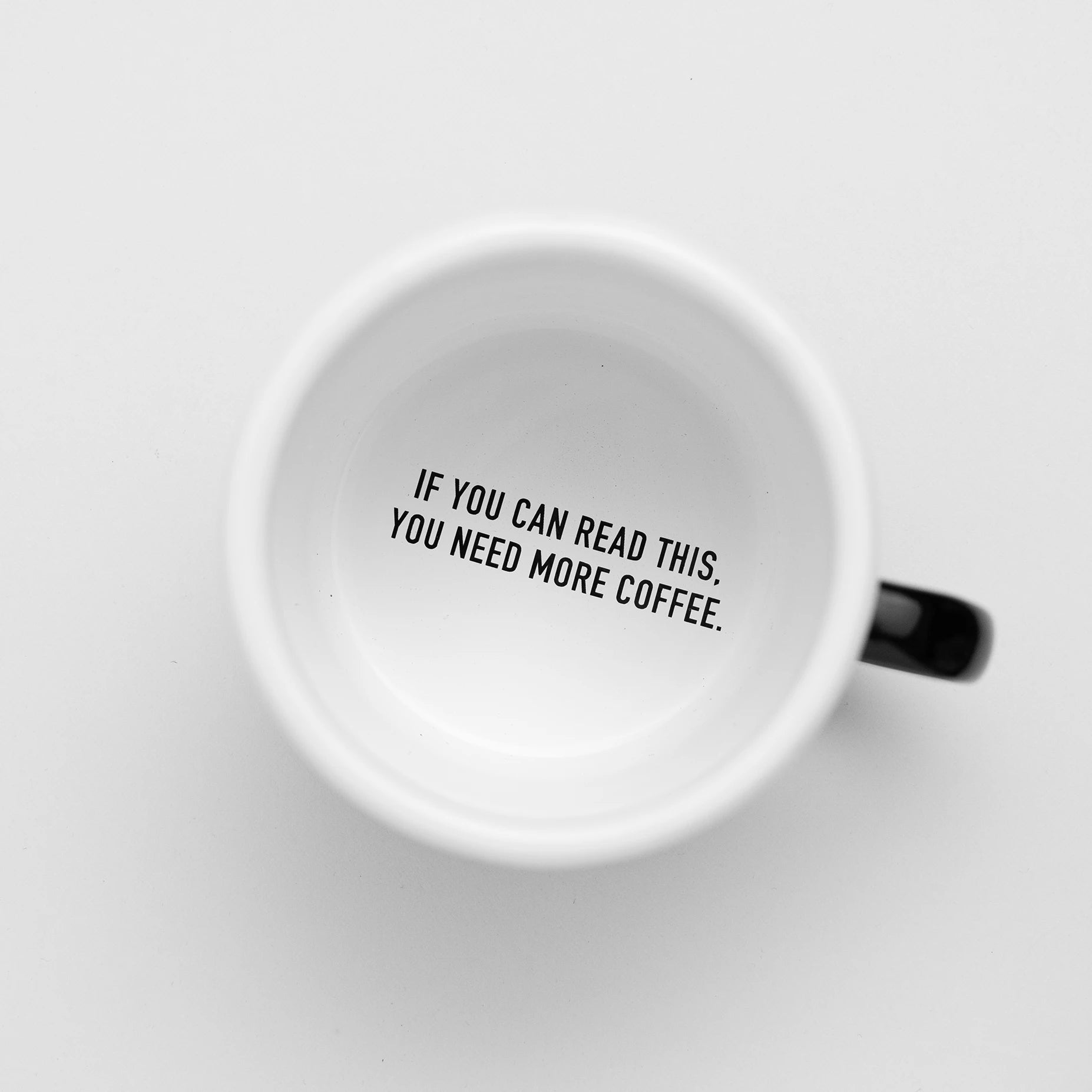 Black Enamel Coffee Mug