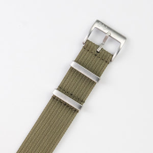 Army Green Ribbed Nylon