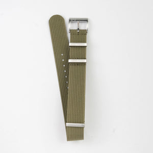 Army Green Ribbed Nylon