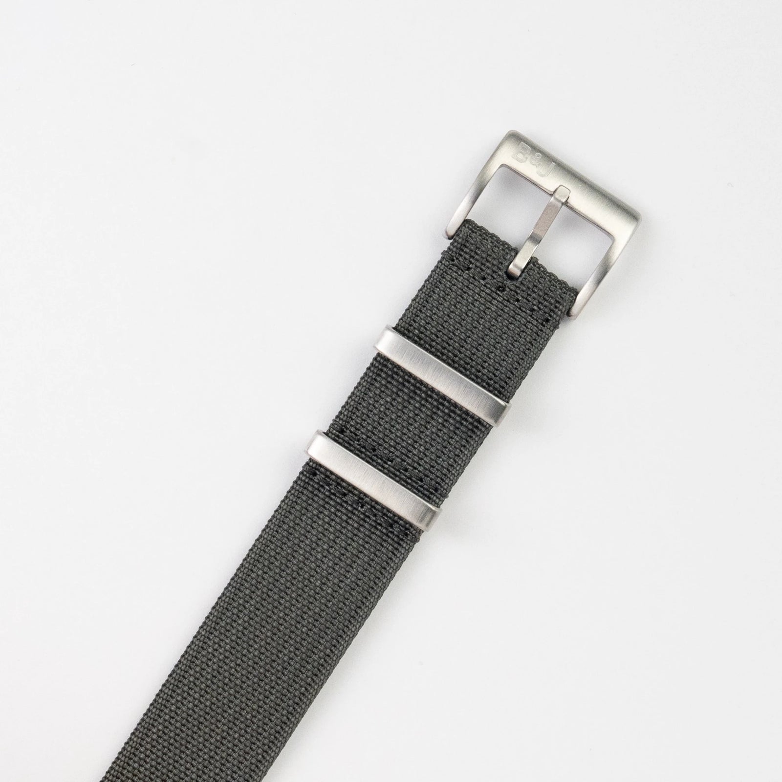 Slate Grey Ribbed Nylon
