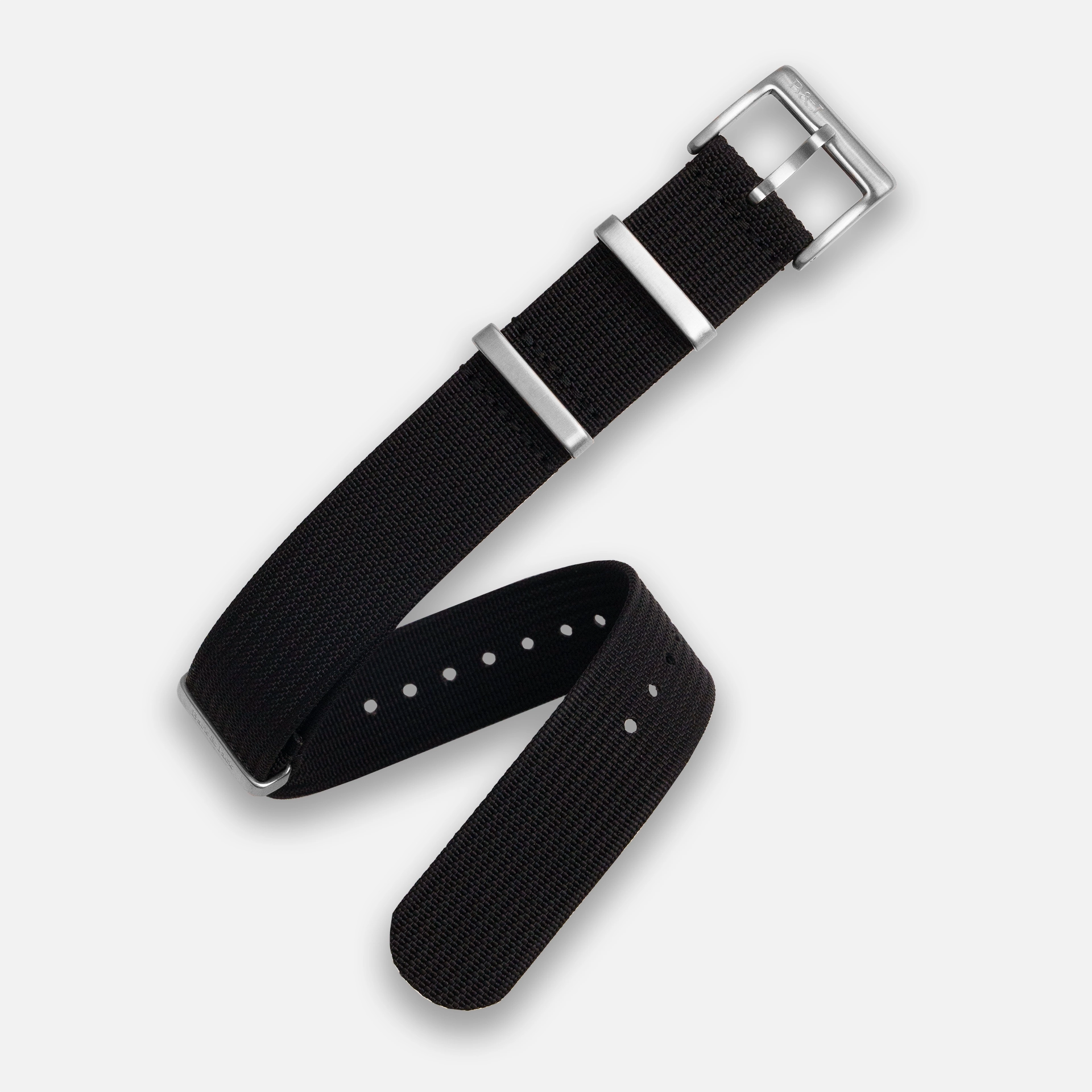 Black Ribbed Nylon (DS)