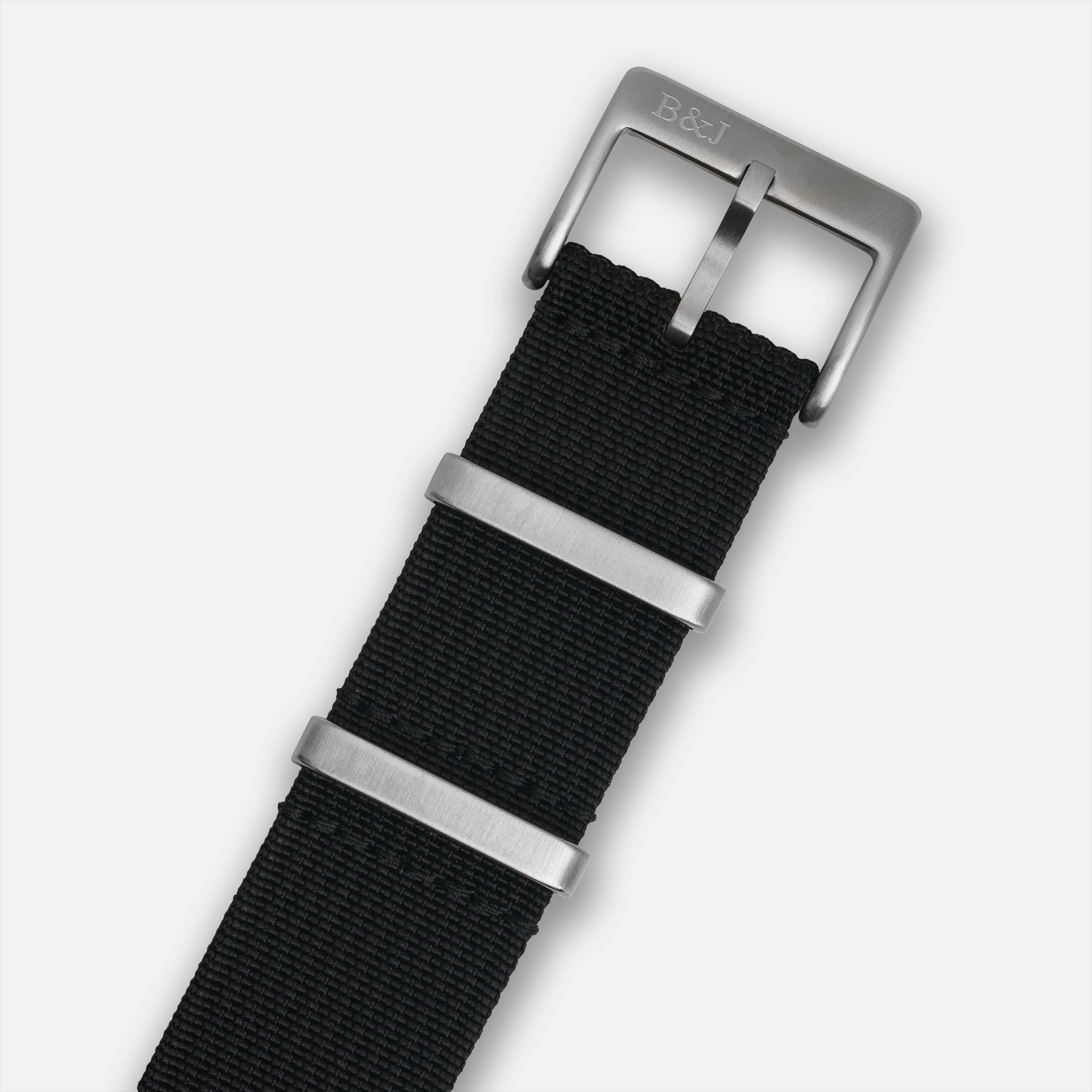 Black Ribbed Nylon (DS)