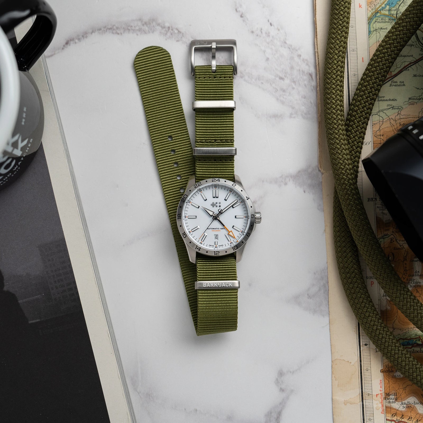 Forest Green Tubular Nylon