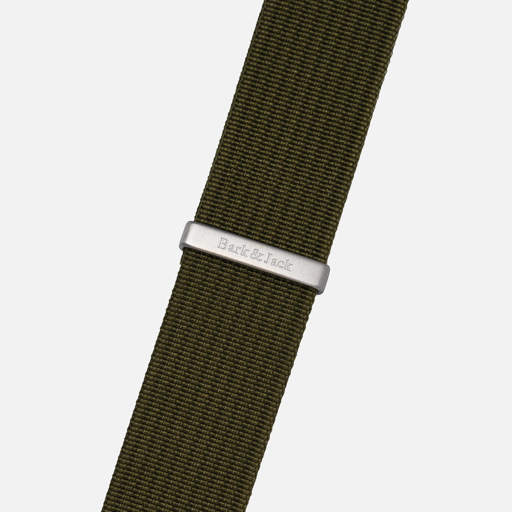 Army Green Ribbed Nylon (DS)