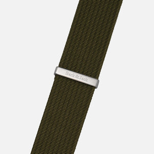 Army Green Ribbed Nylon