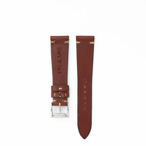 Mocha - Vintage Style Leather Strap